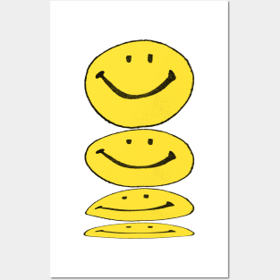 Acid House Melty Face Posters and Art